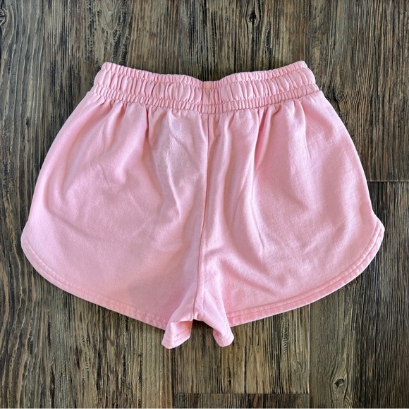 Rebel Sky Sweat Shorts Womens Sz Sm Pink Elastic Drawstring Pockets 2.5” Inseam - Picture 2 of 7